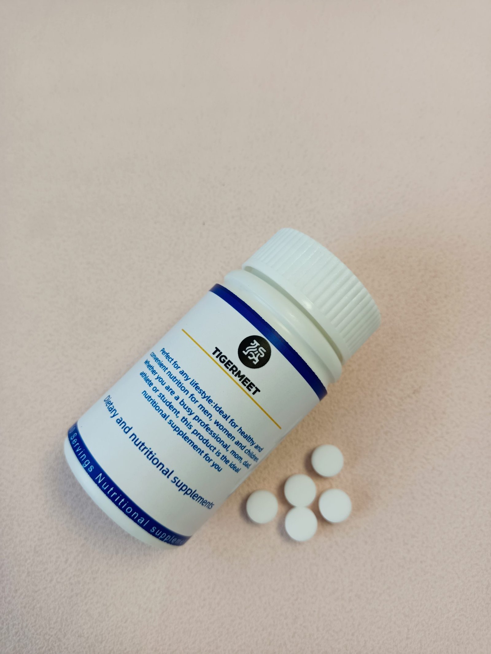 TIGERMEET Calcium Magnesium Zinc Supplement with Vitamin D3, Iodine & Selenium – Bone & Immune Support –100 Tablets - Image 3